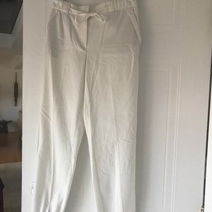 Massimo Dutti white pants